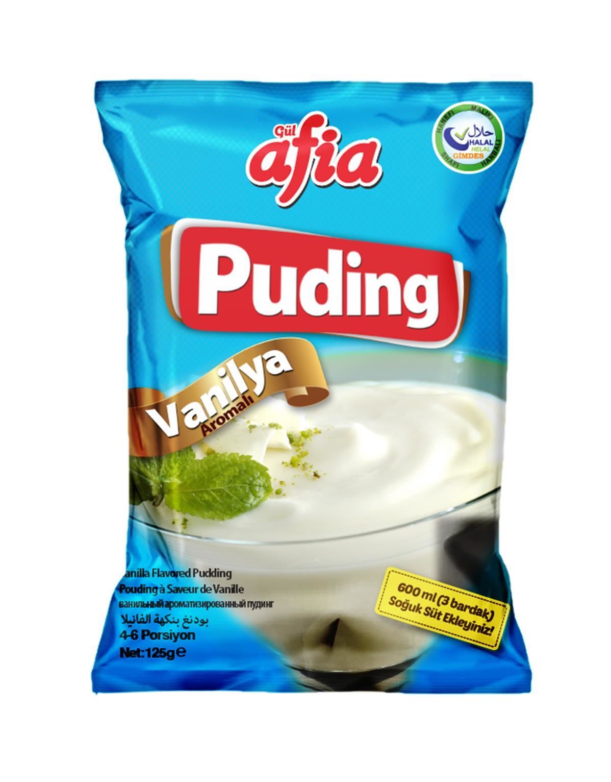 Afia Vanilyalı Puding 125 Gr