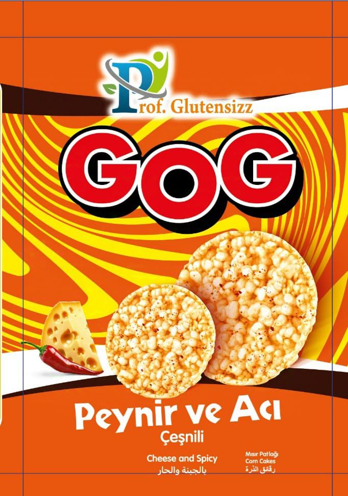 Gog Acı Biber ve Peynir Çeşnili Mısır Patlağı 75 gr
