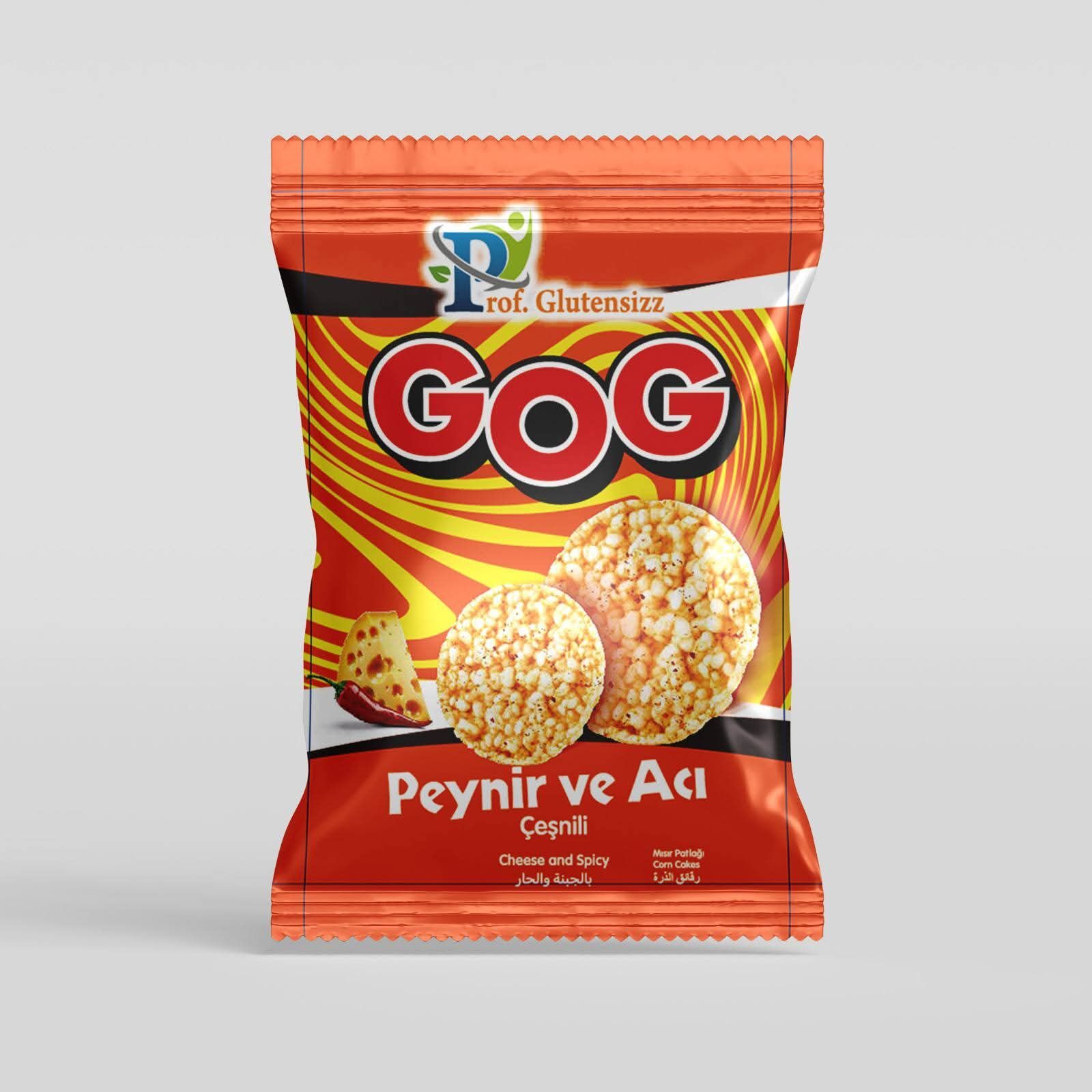 Gog Acı Biber ve Peynir Çeşnili Mısır Patlağı 75 gr