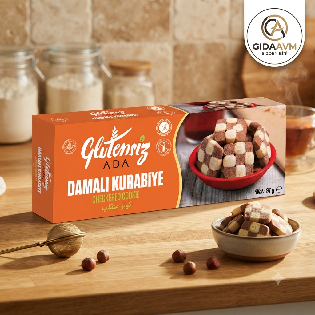 Glutensiz Ada Damalı Kurabiye 81 gr (TETT 18/12/2026)