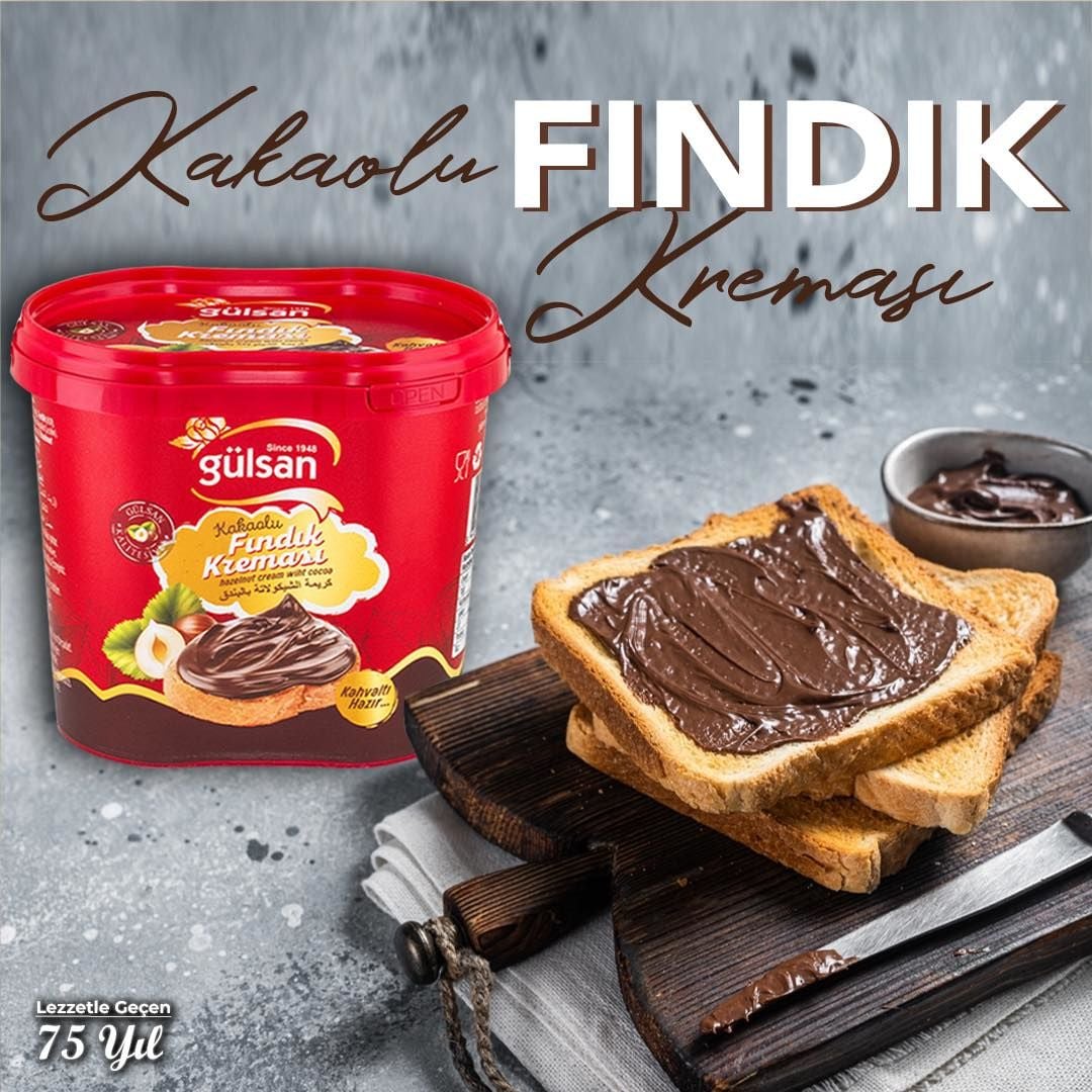Gülsan Kakaolu Fındık Kreması 1000 gr