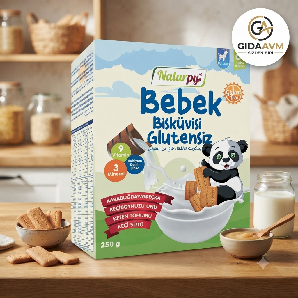 Glutensiz Bebek Biskuvisi 250 gr