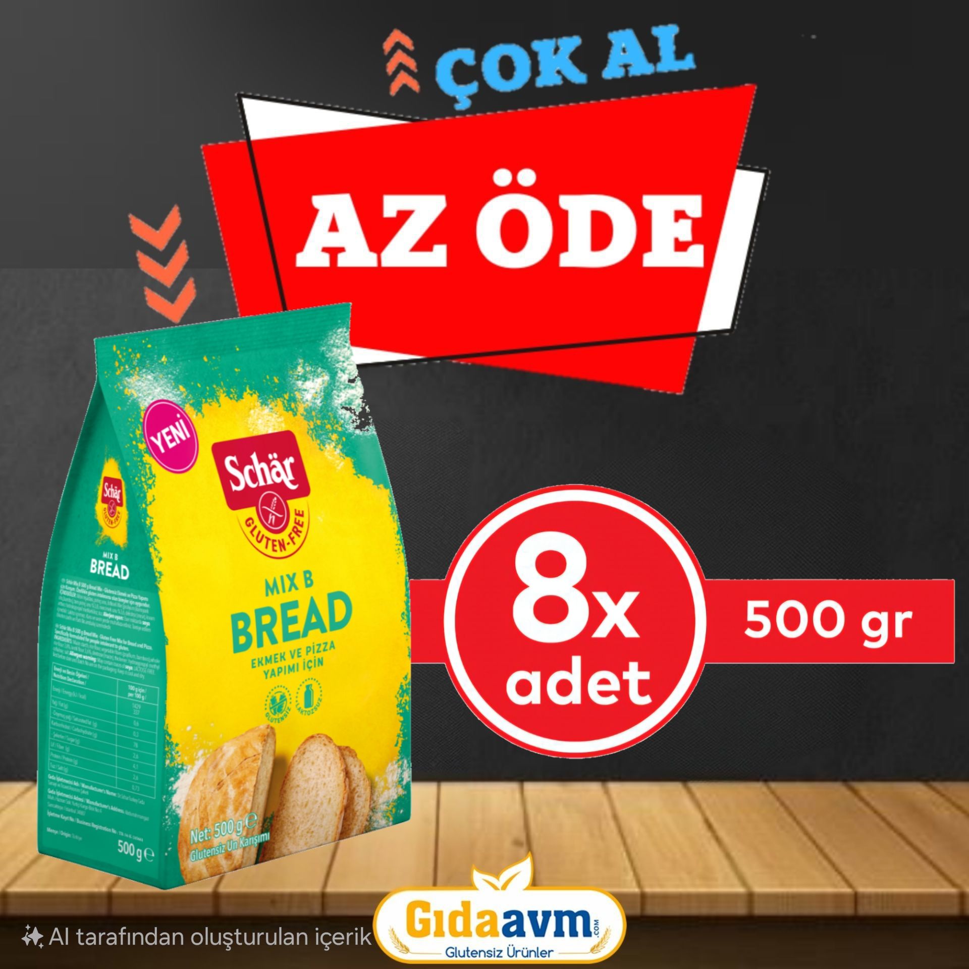 Schar Mix B 500 GR (8ADET) T.E.T.T 4,AY 2026