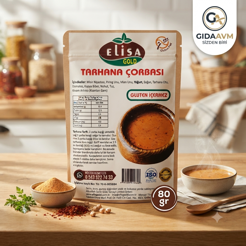 Elisa Glutensiz Tarhana Çorbası 80 Gr
