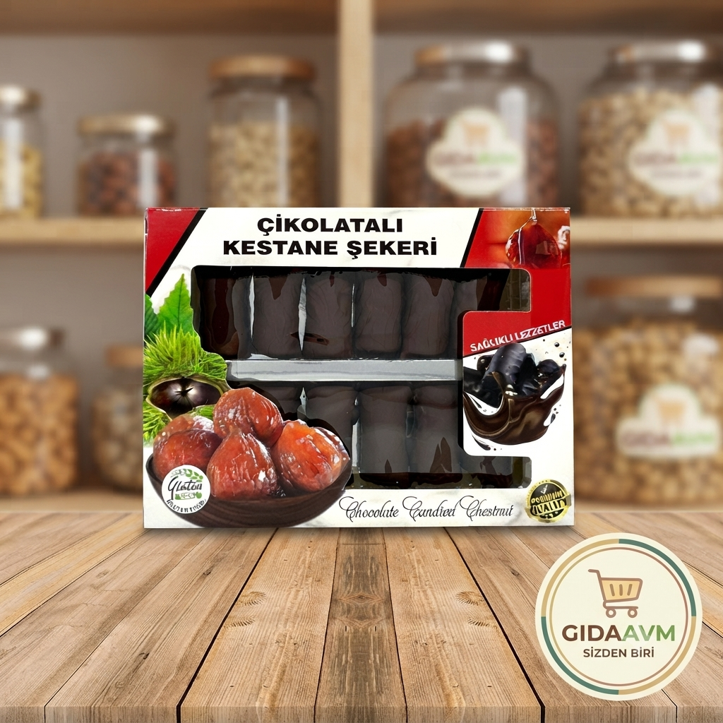 Kibarzade Glutensiz Çikolatalı Kestane Şekeri 240 gr