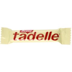 Tadelle Glutensiz Beyaz Çikolata Kaplı Fındık Dolgulu Sütlü Çikolata 30 gr