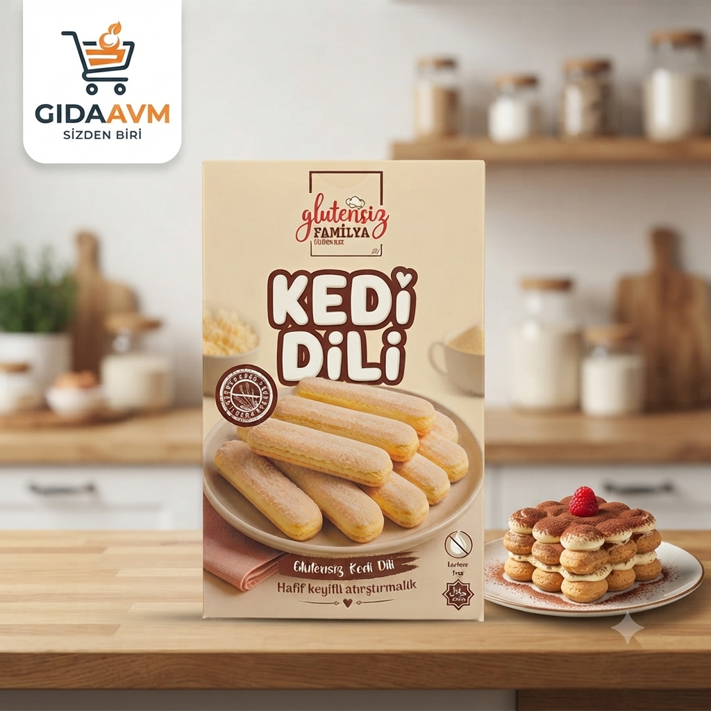 Glutensiz Kedi Dili 120 gr