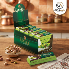 Mabel Glutensiz Sütlü Antep Fıstıklı Çikolata 22 gr