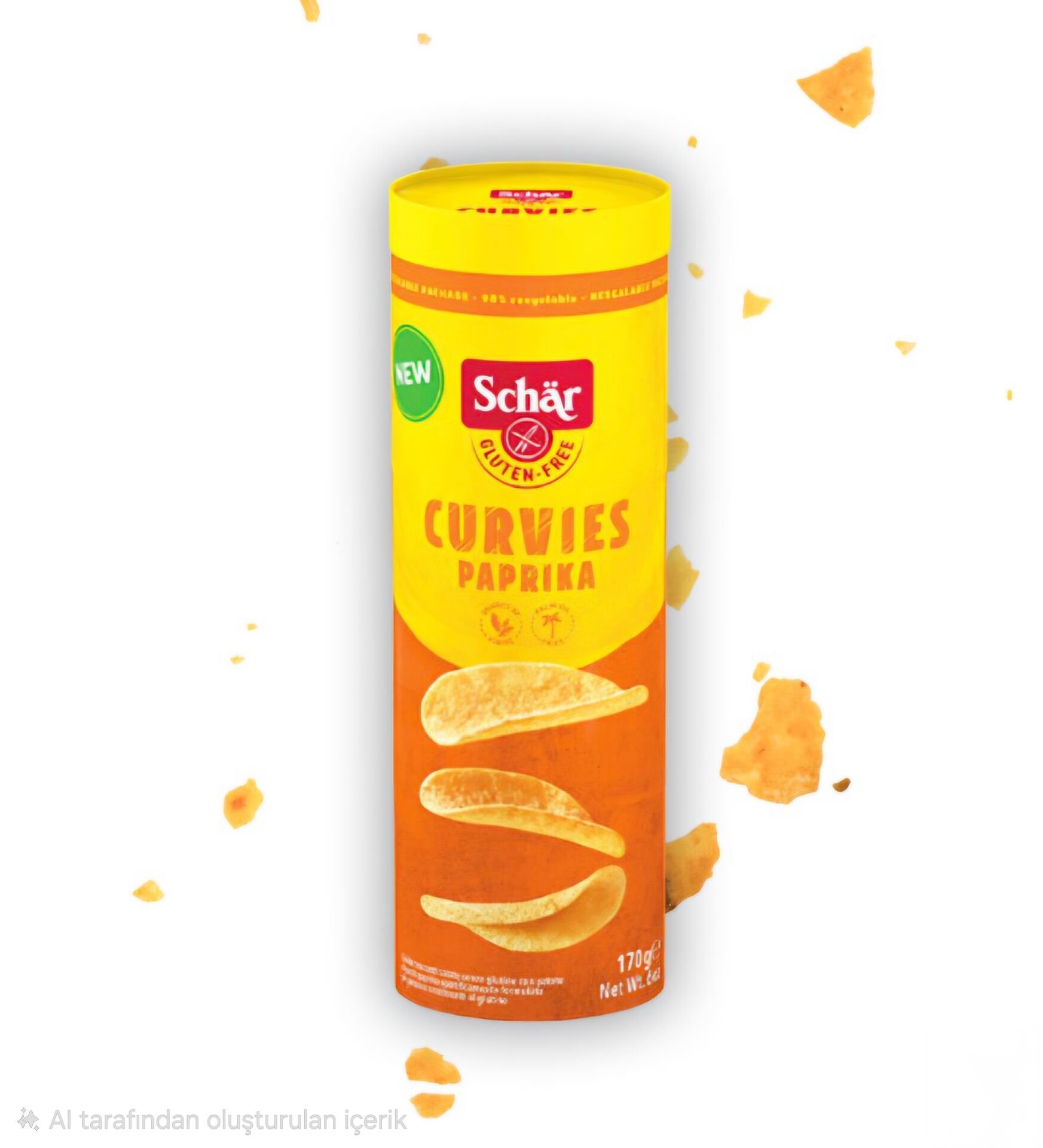 Schar Curvies Paprika Patates Cips 170 gr (TETT 06/11/2025)