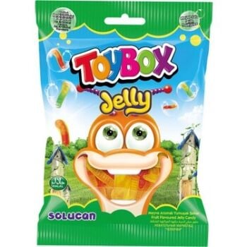 Toybox Meyve Aromalı Solucan Jelibon 60 g