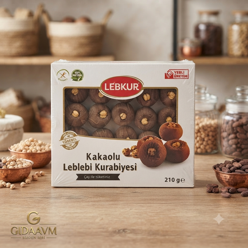 Lebkur Leblebi Kurabiyesi Kakaolu 210 Gr