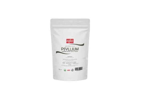 Glutensiz Nefes Karnıyarık Otu Tohumu Tozu (Psyllium) 100 gr