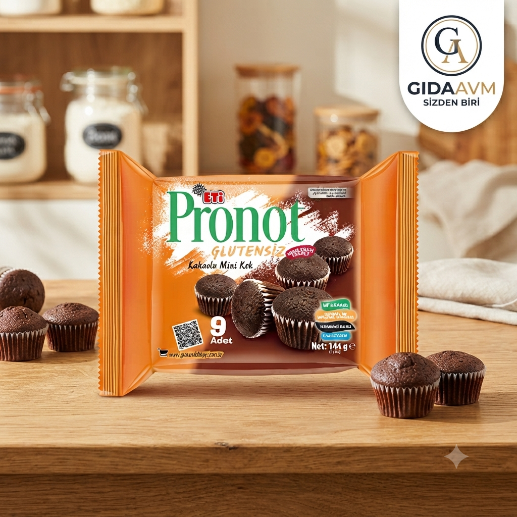 Eti Glutensiz Pronot Kek Kakaolu 144 gr
