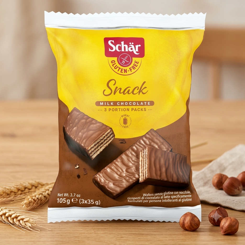 Schar Glutensiz Snack Çikolatalı Gofret 105 gr