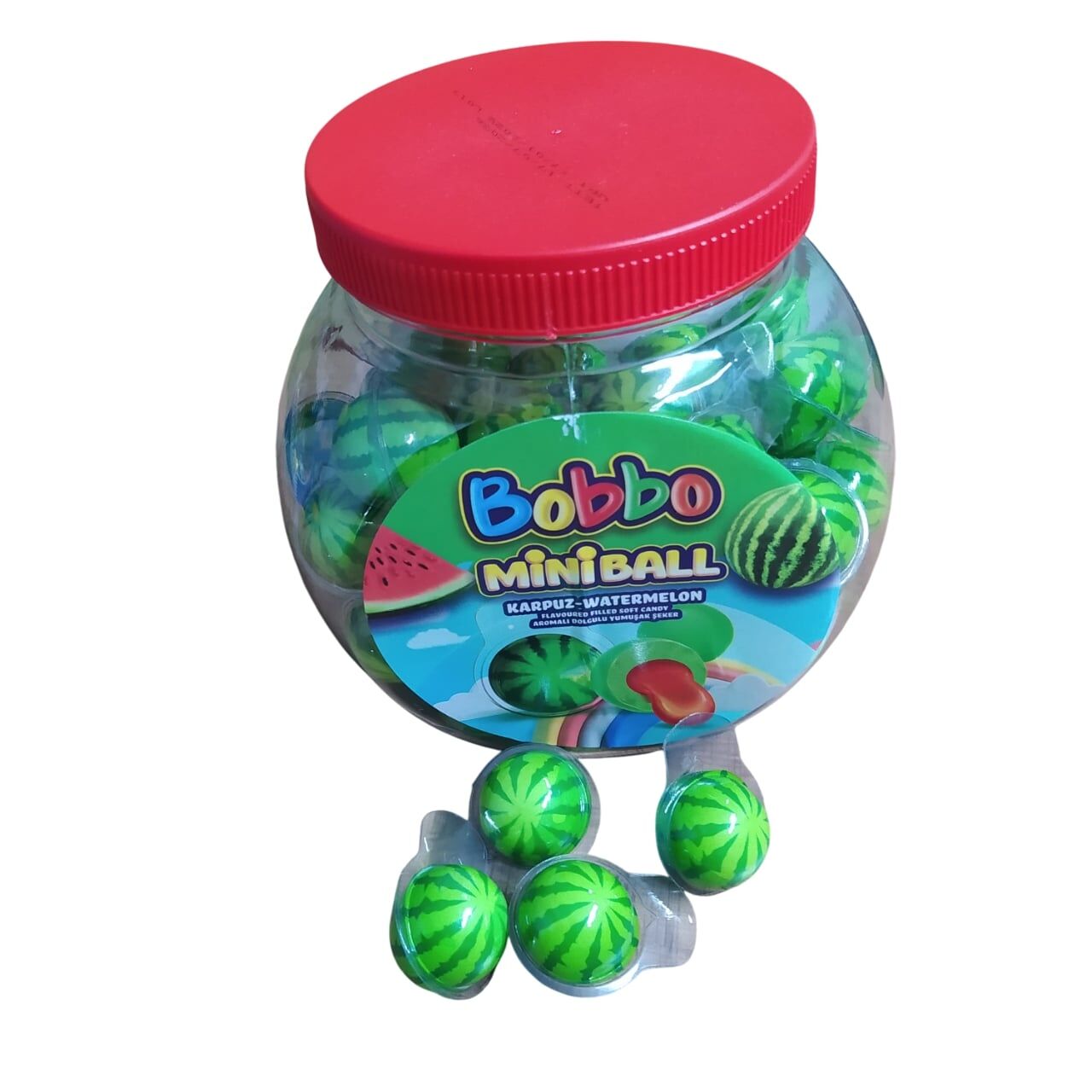 Bobbo Mini Ball Karpuzlu Jelly 12,5 gr