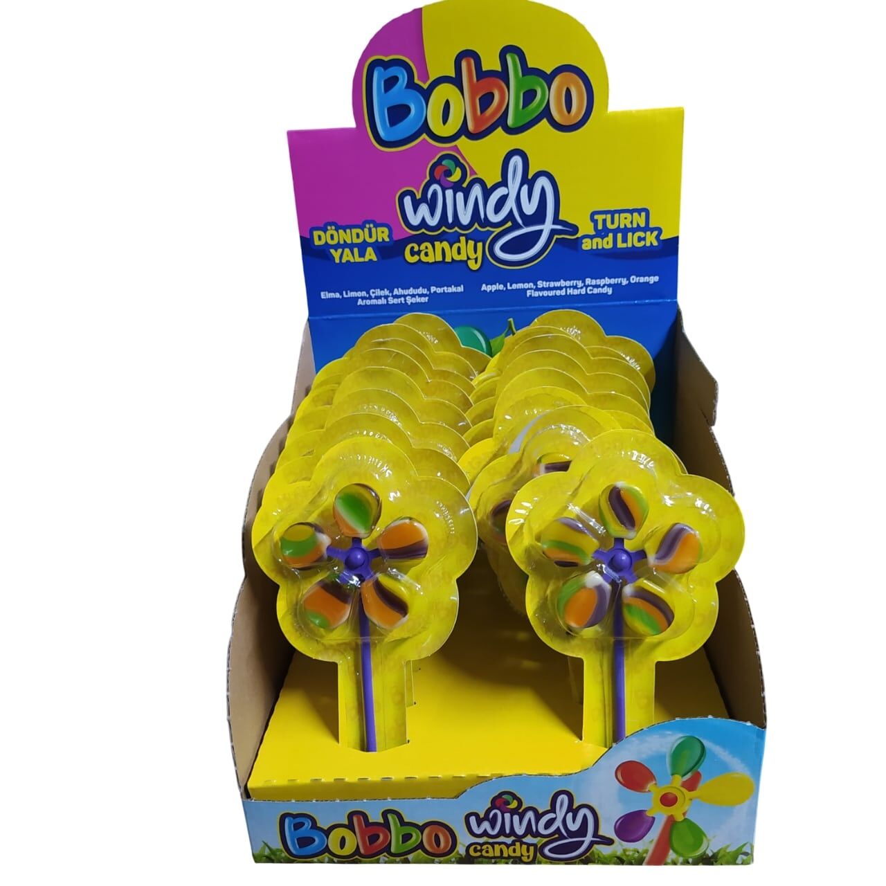 Rüzgar Gülü Şekerli Lolipop Oyuncak