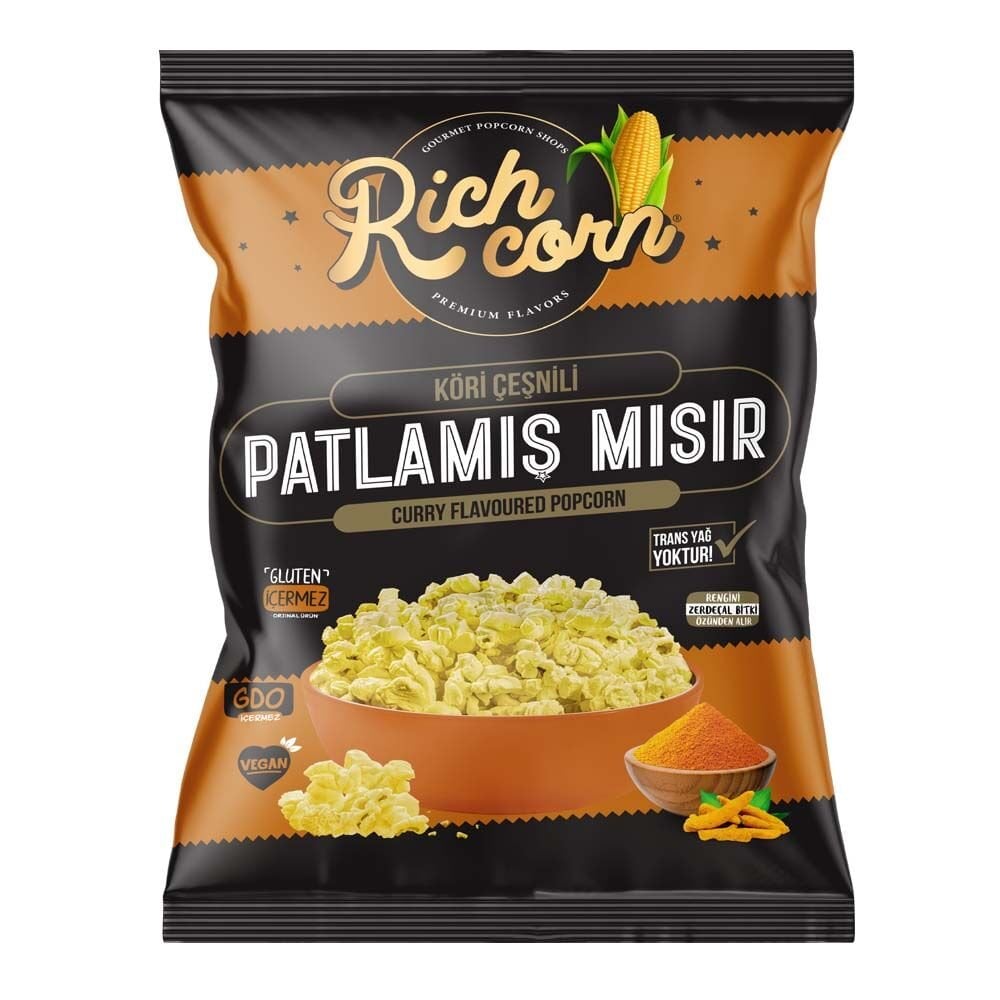 Köri Aromalı Patlamış Mısır 65 gr