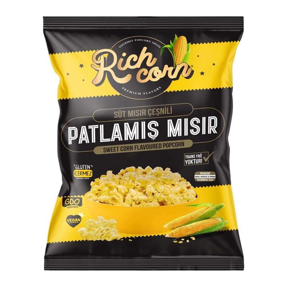 Süt Mısır Aromalı Patlamış Mısır 65 gr