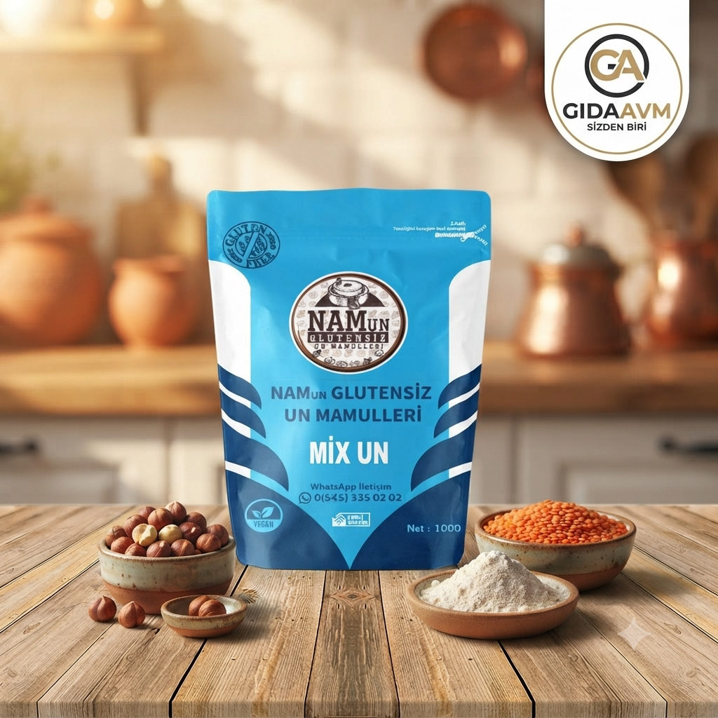 Glutensiz Çok Amaçlı Mix Un 1 Kg