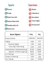 Meyve Bar Çilekli ve Kakaolu 40g
