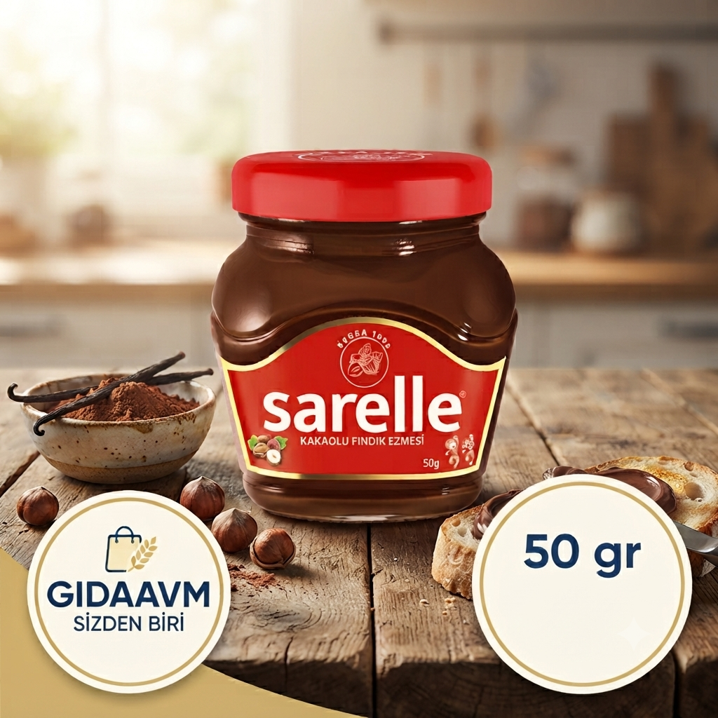 Sarelle Glutensiz Çikolata 50 gr