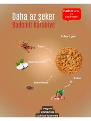 Balanu Tarçınlı Düşük Şekerli Badem Unu Kurabiyesi 50 gr