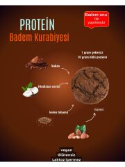 Balanu Kakaolu Proteinli Düşük Şekerli Badem Unu Kurabiyesi 60 gr