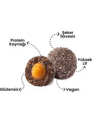 Balanu Fruity Protein Balls Portakal Dolgulu ve Bademli 55 G