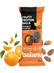 Balanu Fruity Protein Balls Portakal Dolgulu ve Bademli 55 G