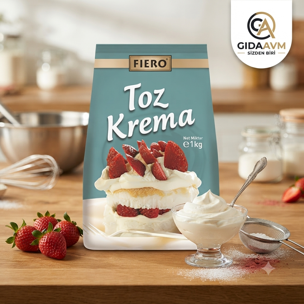 Fiero Glutensiz Toz Krema 1 kg