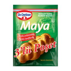 Dr.Oetker Glutensiz Maya 3'lü Poşet