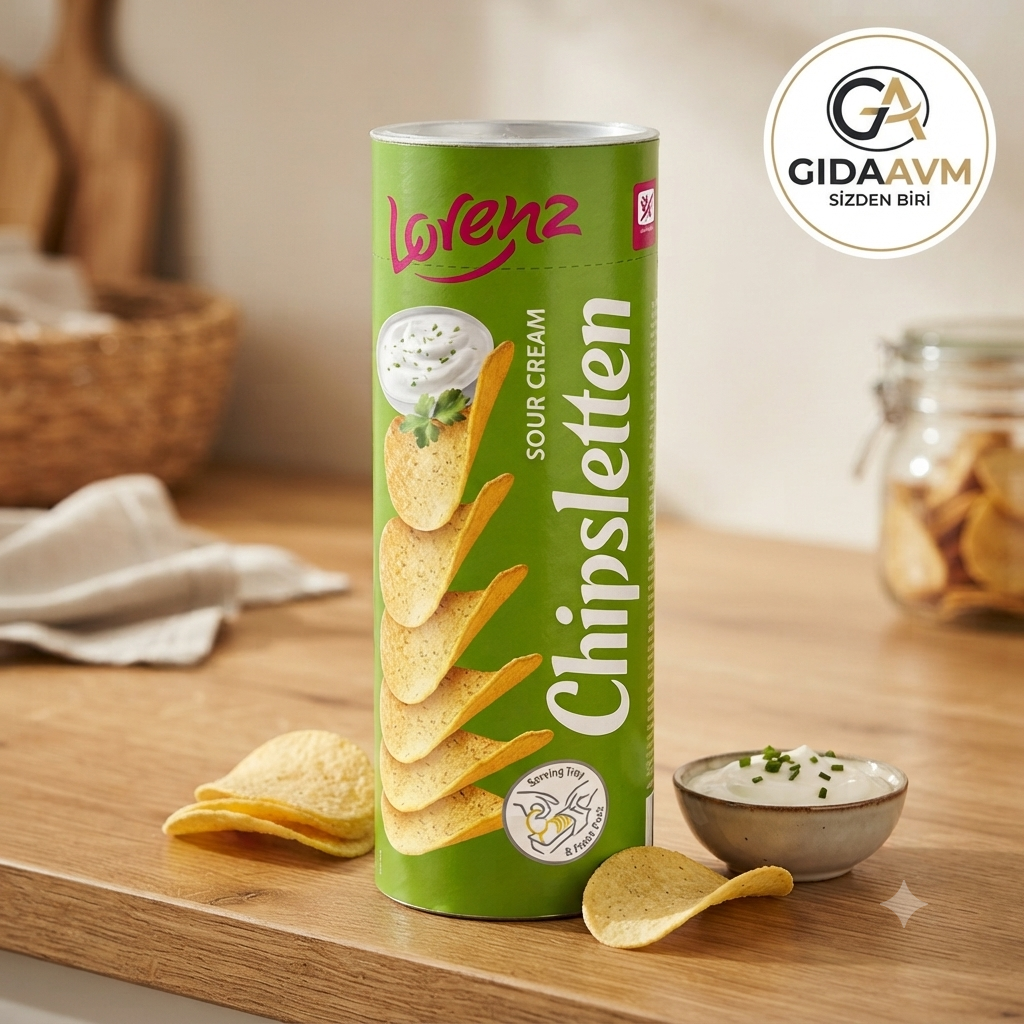 Lorenz Ekşi Krema Aromalı Patates Cipsi 100 G