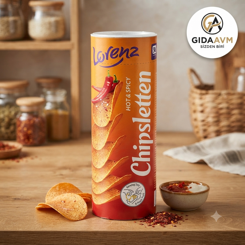 Lorenz Acı Baharat Aromalı Patates Cipsi 100 G