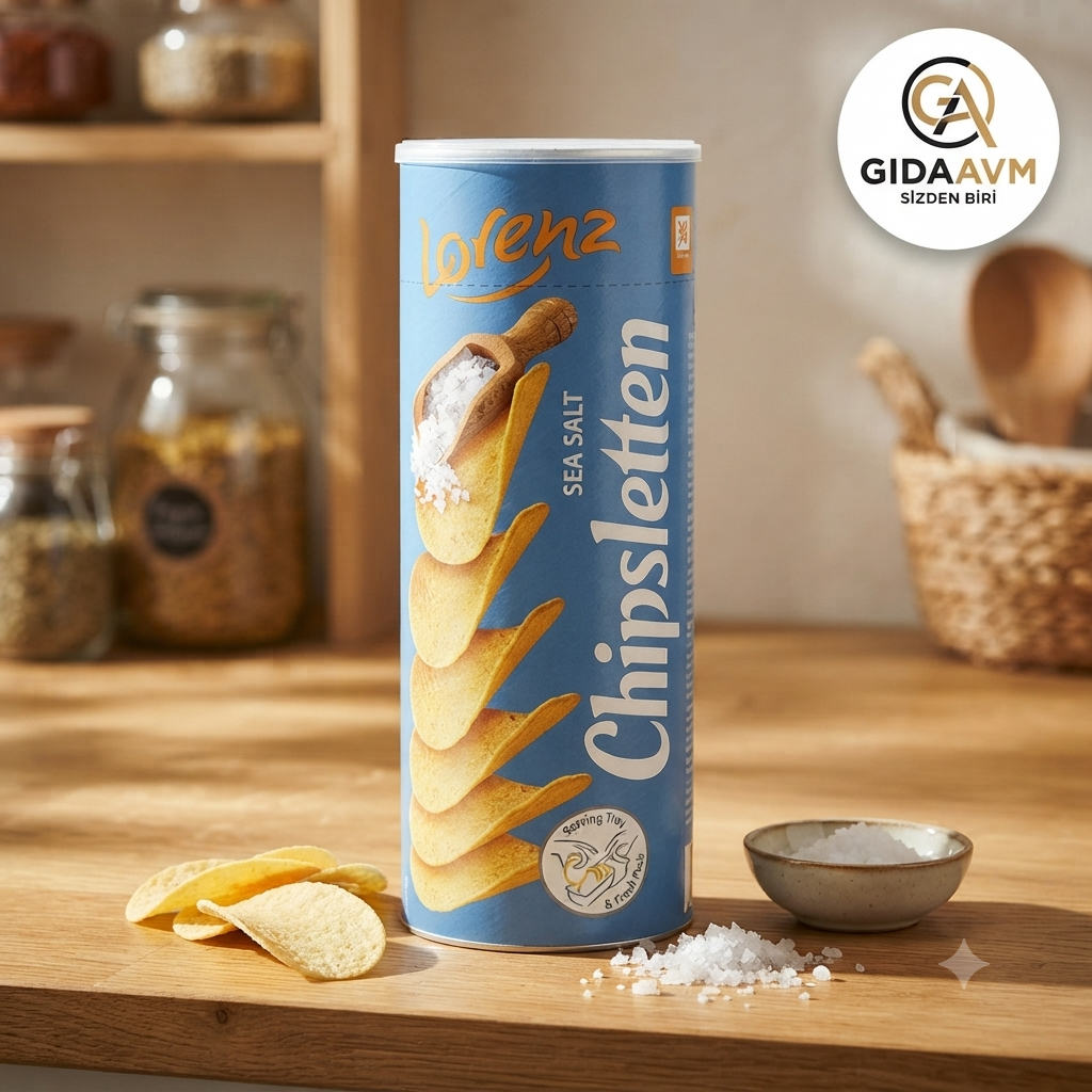 Lorenz Chipsletten Sea Salt Patates Cipsi 100 G