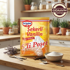 Dr.Oetker Glutensiz Vanilin Sekerli Tozu 5 Li