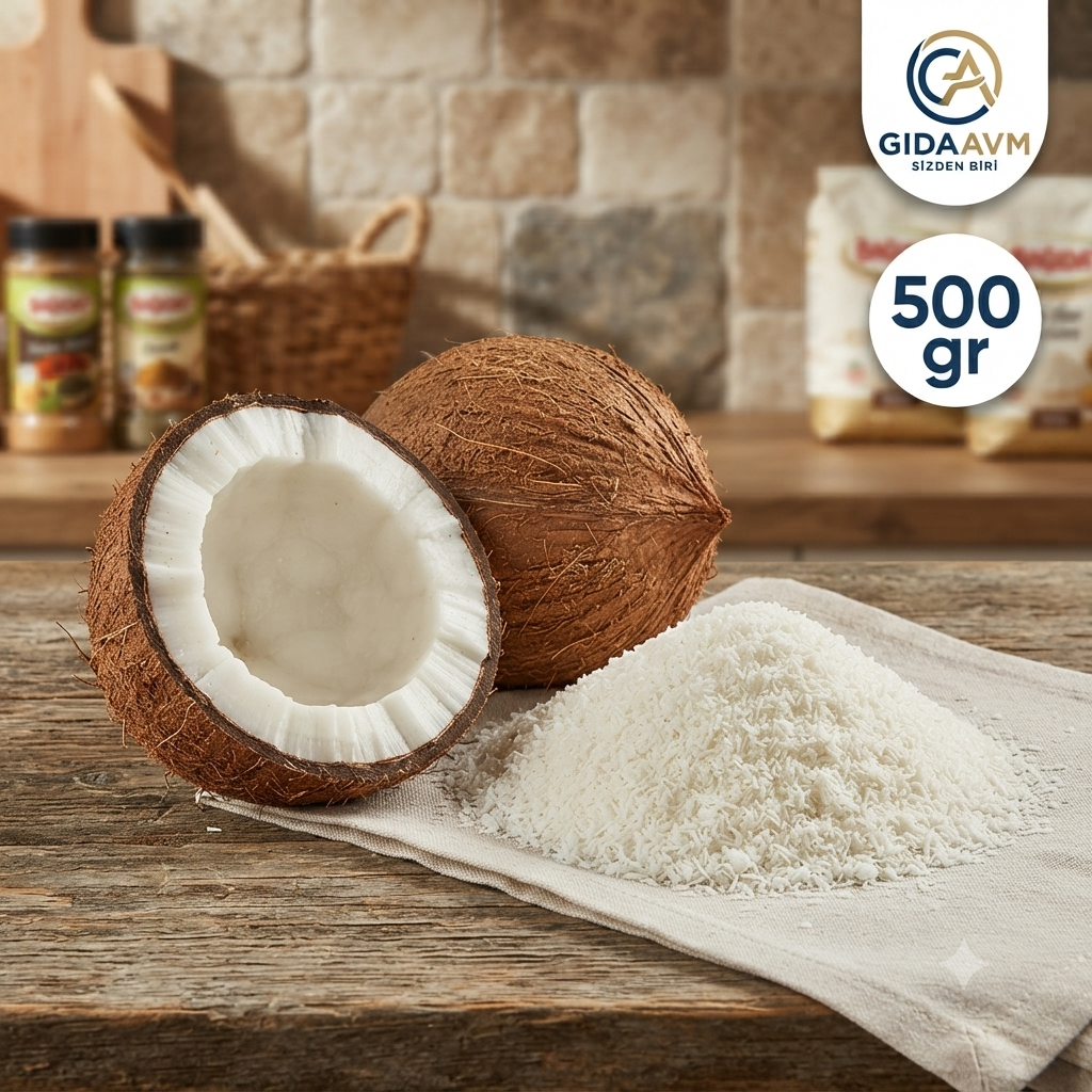 Bağdat Glutensiz Hindistan Cevizi Tozu 500 GR