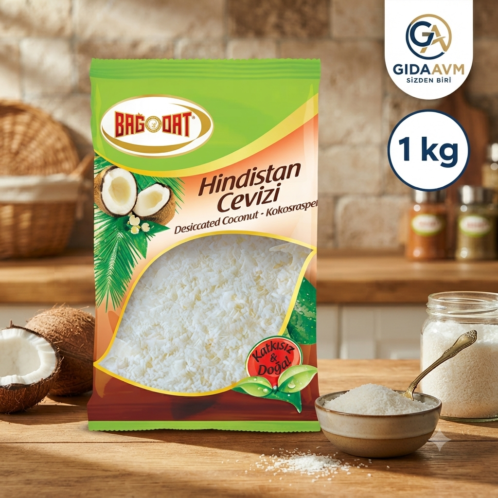 Bağdat Glutensiz Hindistan Cevizi Kuru 1 KG