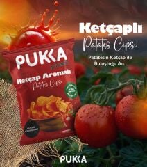 Pukka Glutensiz Ketçap Aromalı Patates Cipsi 70 gr