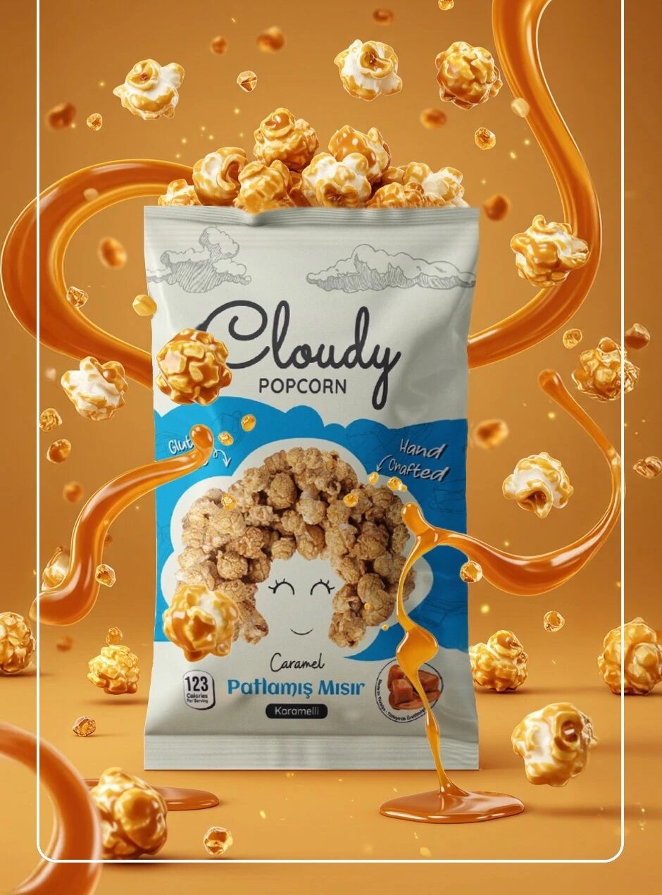 Popcorn Karamelli Patlamış Mısır 80 gr