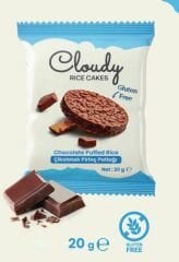 Cloudy Rice Cake - Sütlu Çikolata Kaplamalı Pirinç Patlağı 20 Gr