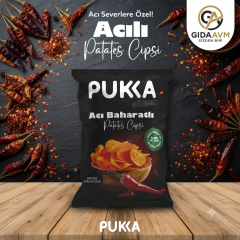 Pukka Glutensiz Acı Baharatlı Patates Cipsi 70 gr