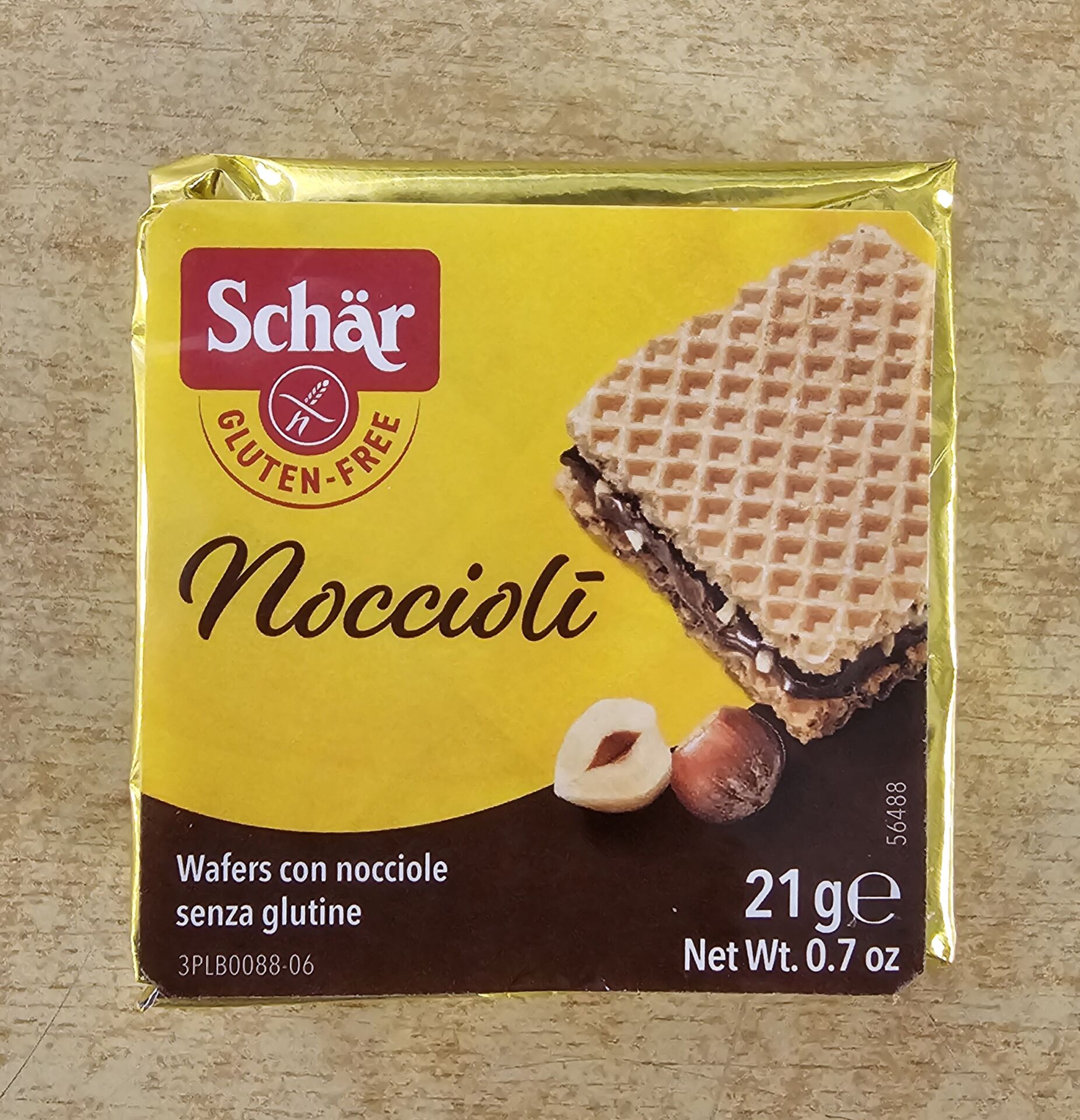 Schar Noccioli 21gr Glutensiz Kremalı Fındıklı Gofret