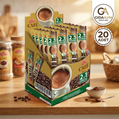 Afia Glutensiz 2si 1 Arada Kahve 20x14 Gr