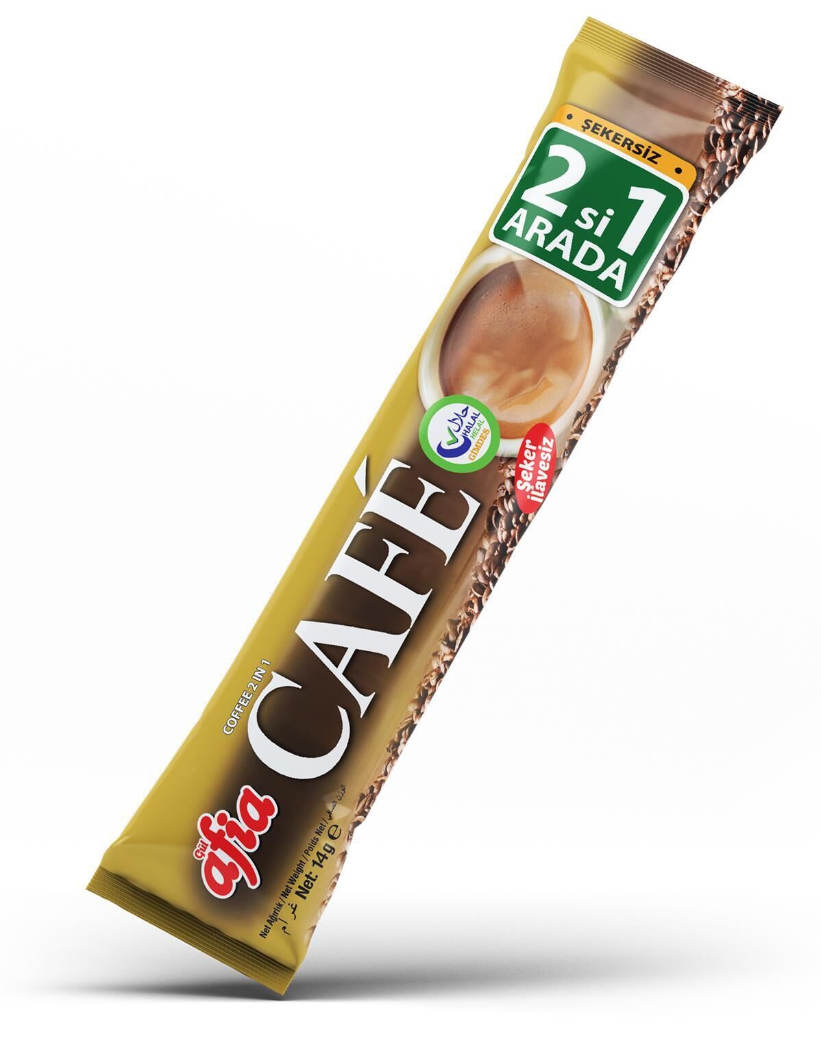 Afia Glutensiz 2si 1 Arada Kahve 14 Gr