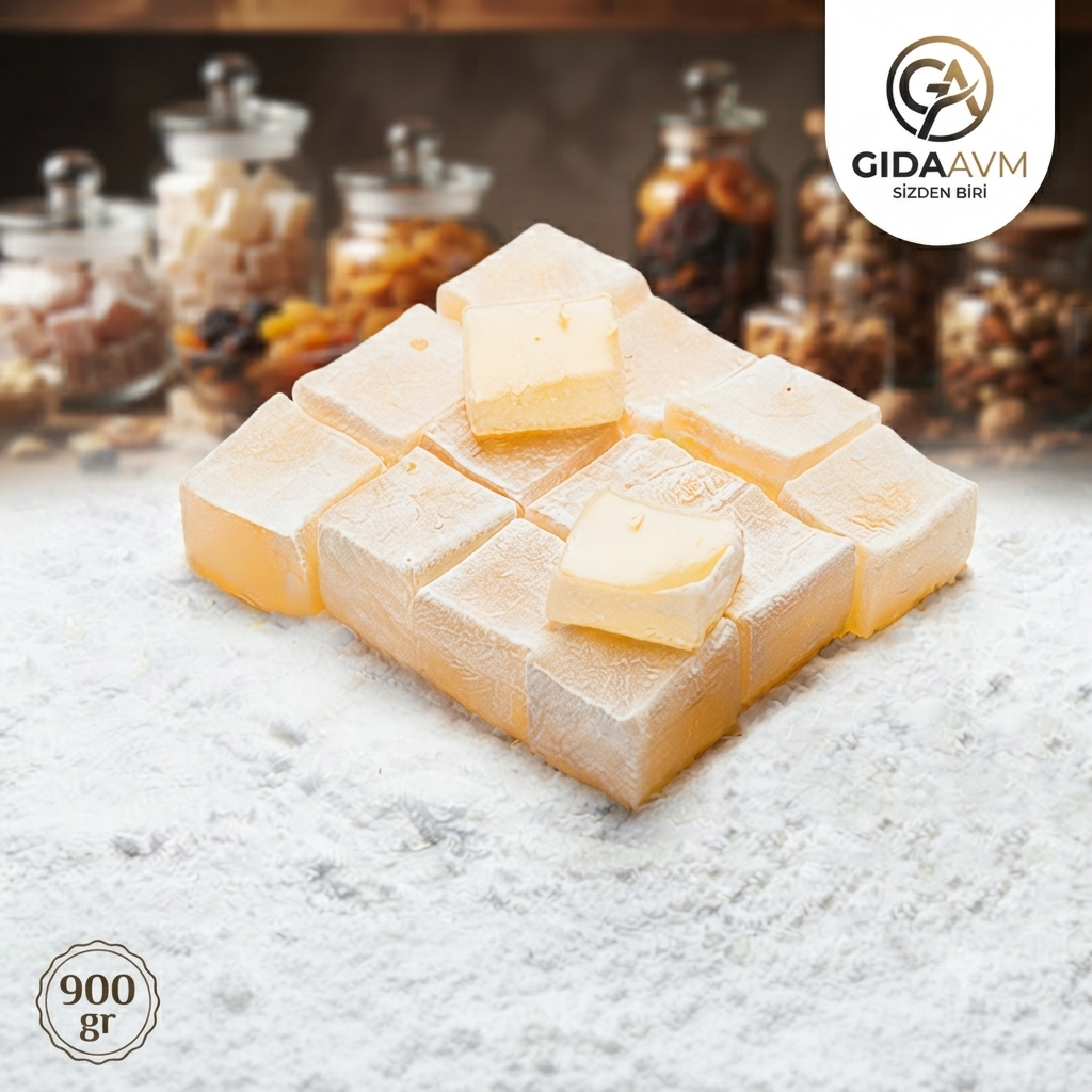 Glutensiz Sade Lokum 900gr
