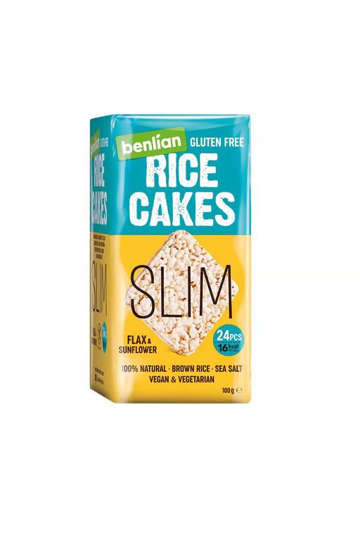 Benlian Rice Cakes Slim Flax & Sunflower 100gr