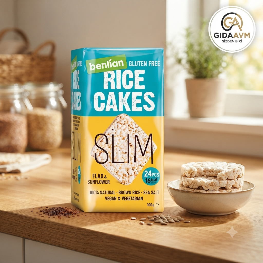 Benlian Rice Cakes Slim Flax & Sunflower 100gr