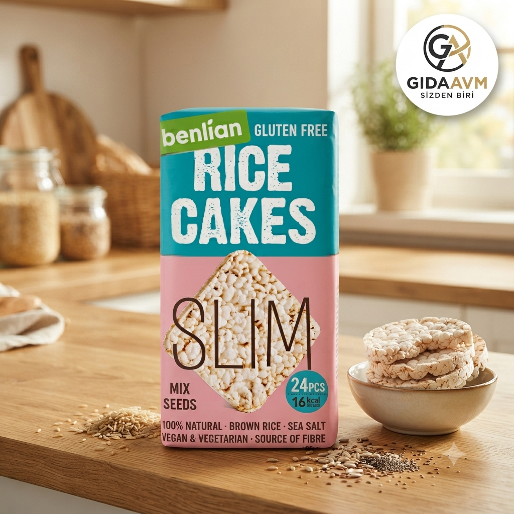 Benlian Rice Cakes Mix Seeds Gluten Free 100 GR