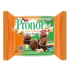 Eti Pronot Glutensiz Fındıklı Ve Kakaolu Mini Kek 144 gr