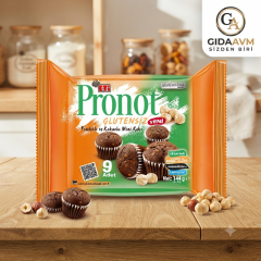 Eti Pronot Glutensiz Fındıklı Ve Kakaolu Mini Kek 144 gr